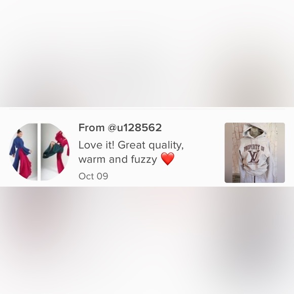 HOODED SWEATSHIRT Property Of L V DrawString Hoodie Sweatshirt ❌NO OFFERS❌ - Picture 5 of 12